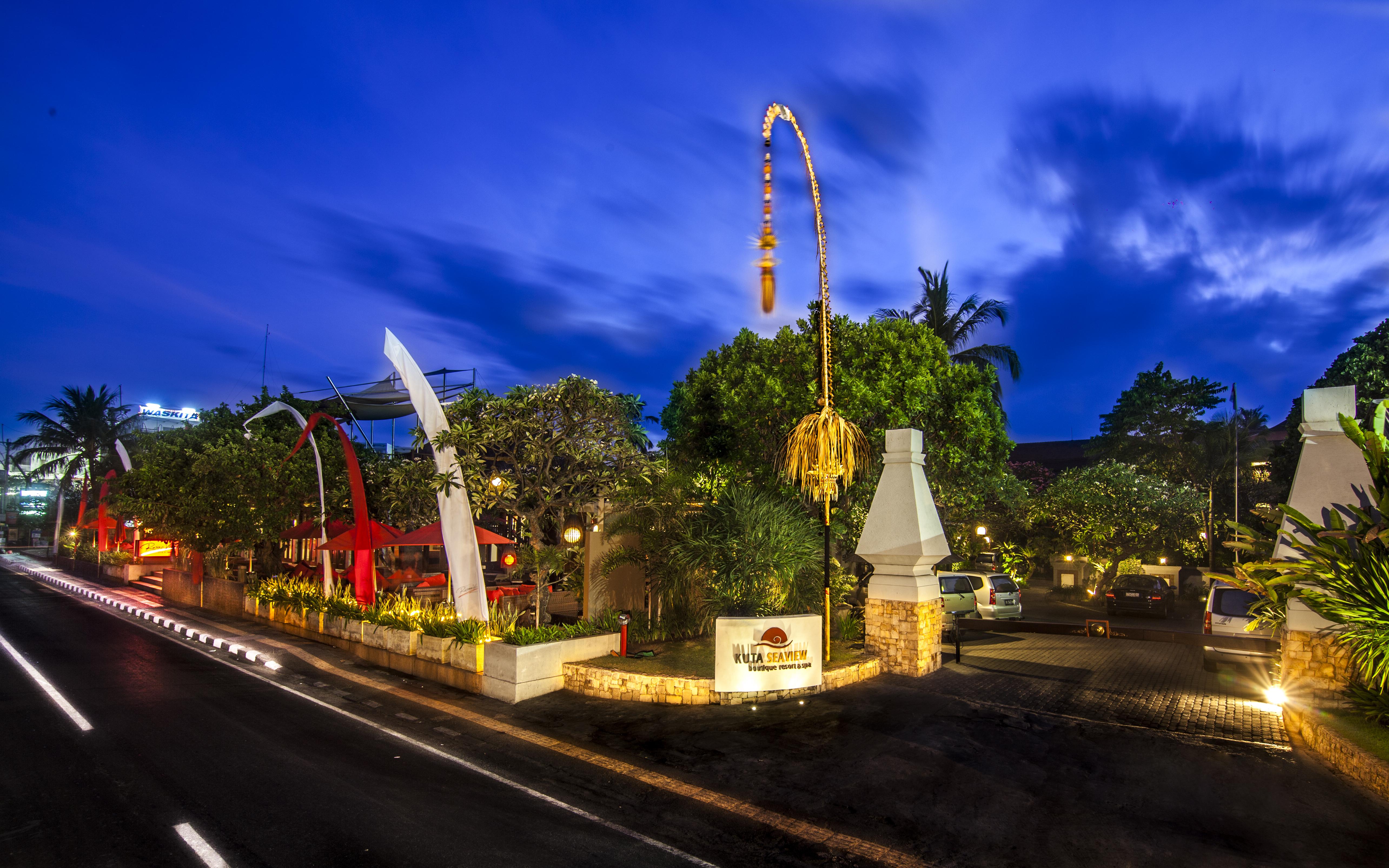 Kuta Seaview Boutique Resort Kültér fotó